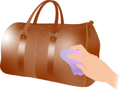 革製のバッグ